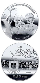 2.5  coin European Explorers: Hermenegildo Capelo and Roberto Ivens | Portugal 2011
