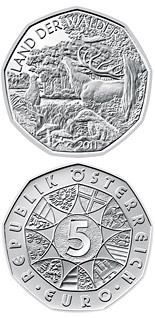 5 euro coin Land of forests | Austria 2011