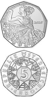 5 euro coin Dance Away | Austria 2024