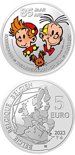 5 euro coin 85 years Spirou and Fantasio | Belgium 2023