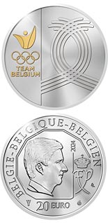 20 euro coin Team Belgium | Belgium 2024