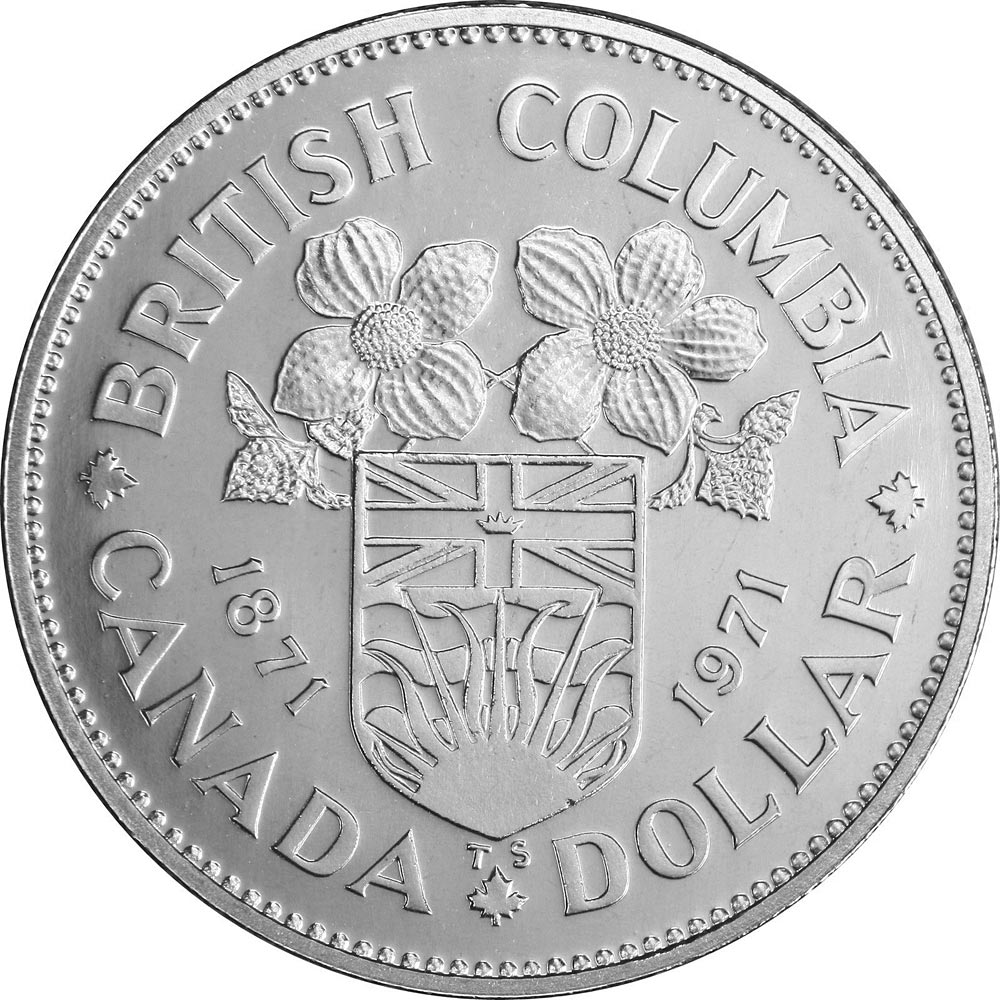 Coins & Money Collectibles Nickel Dollar British Columbia Centennial ...