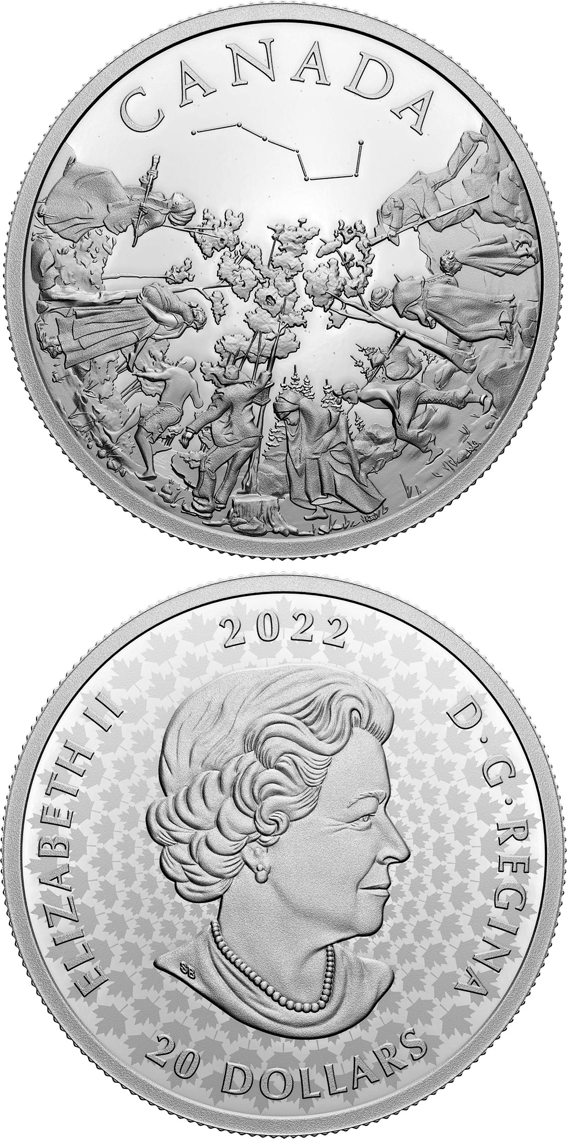 20 Dollars Coin Commemorating Black History The Underground Railroad 