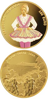 100 euro coin Island of Susak | Croatia 2024