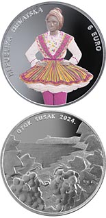 6 euro coin Island of Susak | Croatia 2024