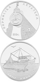 4 euro coin Puretić’s Power Block | Croatia 2024