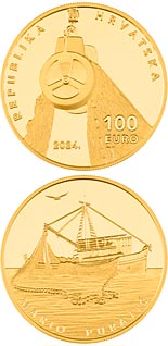 100 euro coin Puretić’s Power Block | Croatia 2024