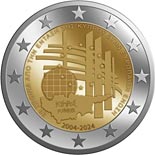 2 euro coin 20th anniversary of EU accession | Cyprus 2024