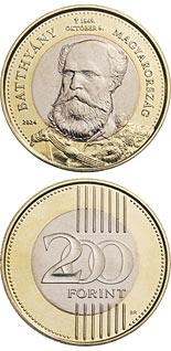 200 forint coin 175th anniversary of Lajos Batthyány’s martyrdom | Hungary 2024