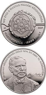 15000 forint coin 150th Anniversary of the Foundation of the Hungarian Chamber of Notaries | Hungary 2024