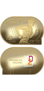 10 euro coin  European Athletics Championships Roma 2024 – Pietro Mennea | Italy 2024