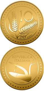 20 euro coin The re-edition of the Lira – 10 Lire | Italy 2024