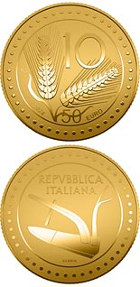 50 euro coin The re-edition of the Lira – 10 Lire | Italy 2024