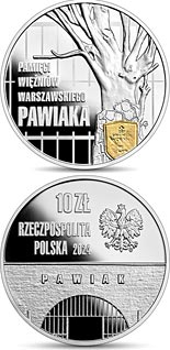 10 zloty coin In Memory of Warsaw Pawiak Prison Inmates | Poland 2024