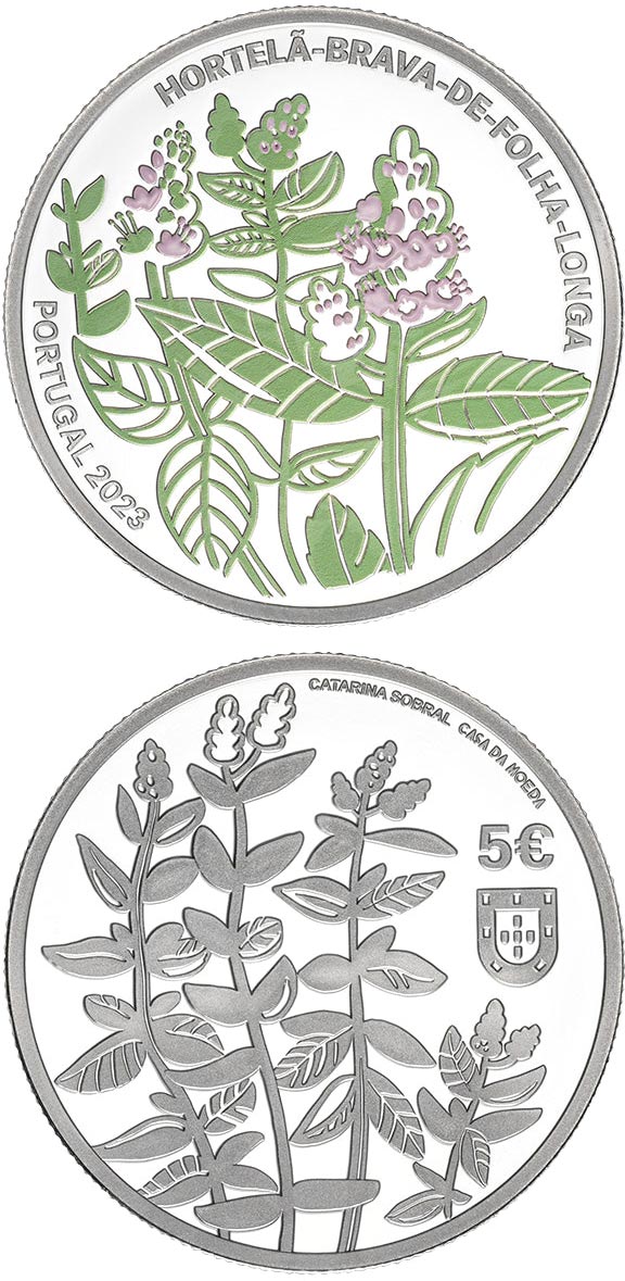5 Euros Commémorative Portugal 2023 Plantes UNC