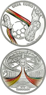 5 euro coin UEFA Euro 2024 | Portugal 2024