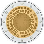 2 euro coin Sustainable Development | Portugal 2025