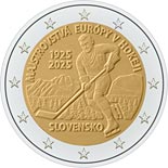 2 euro coin 100th Anniversary of the First International Sports Tournament in Slovakia | Slovakia 2025