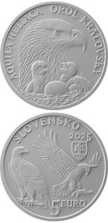 5 euro coin Eastern imperial eagle | Slovakia 2025