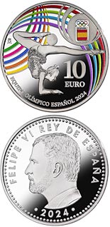 10 euro coin Spanish Olympic Team 2024 | Spain 2024