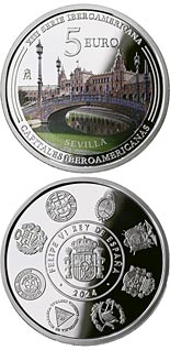 5 euro coin 13th Ibero-american Series: Ibero-American Capitals | Spain 2024