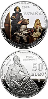 50 euro coin 425th anniversary of Diego Velázquez | Spain 2024