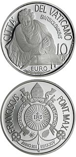 5 euro coin The Twelve Apostles: Saint Bartholomew | Vatican City 2024